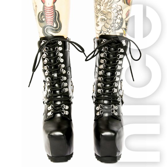 CHARLA TEDRICK LOCKUP PLATFORM BOOTS - Picture 7 of 7